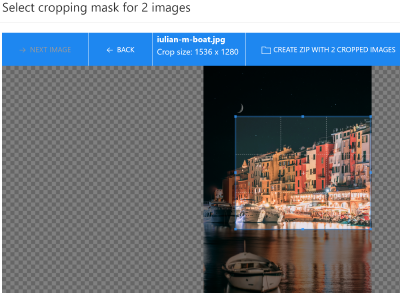 In-browser mass image cropping tool In-browser mass image cropping tool